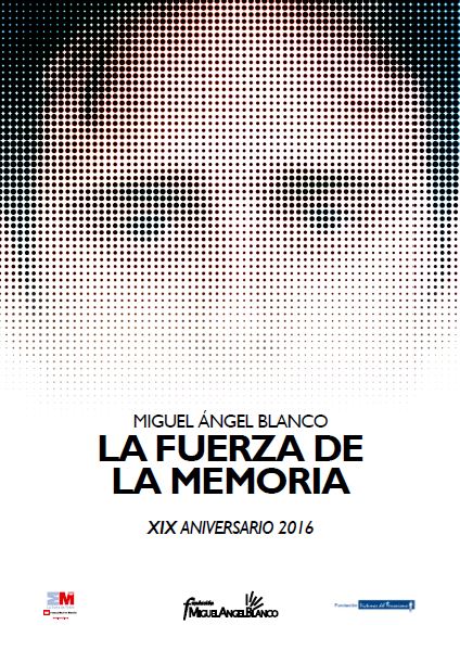 Cartel XIX Aniversario Miguel Angel Blanco