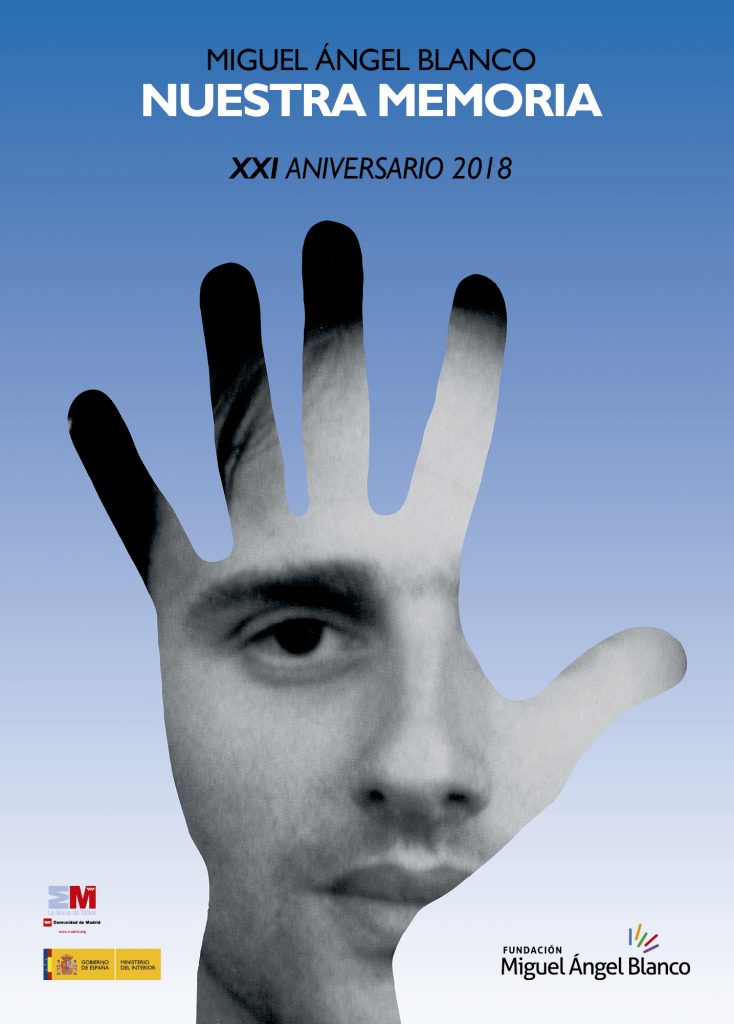 Cartel XXI Aniversario Miguel Ángel Blanco.