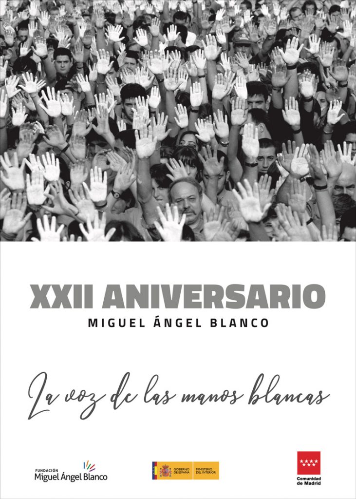 Cartel XXII Aniversario Miguel Ángel Blanco