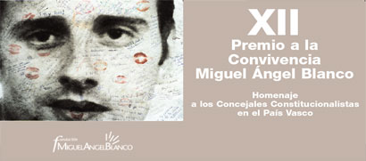 Imagen del XII Premio a la Convivencia Miguel Ángel Blanco