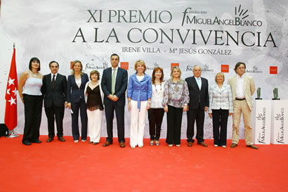 Imagen del XI Premio a la Convivencia Miguel Ángel Blanco